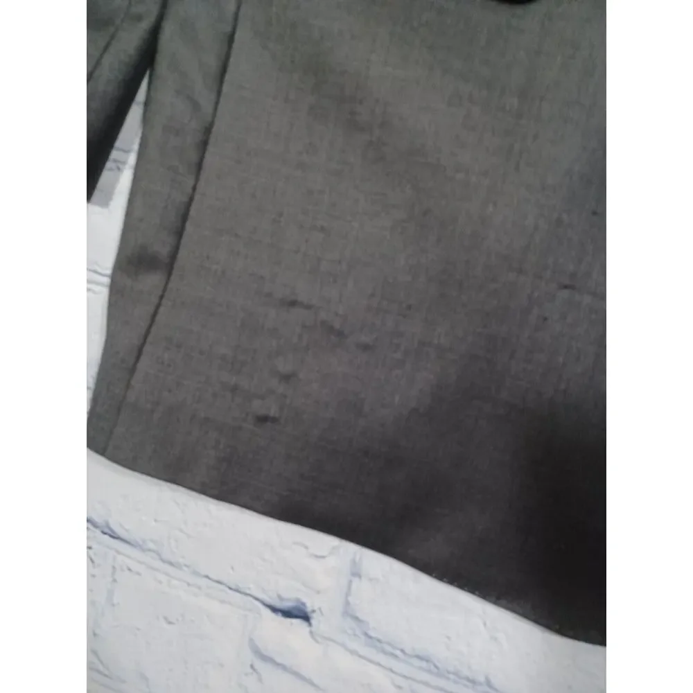 Enzo Tovare Jacket Men's 42 Grey 100% Wool Suit Blazer‎ Made In Italy